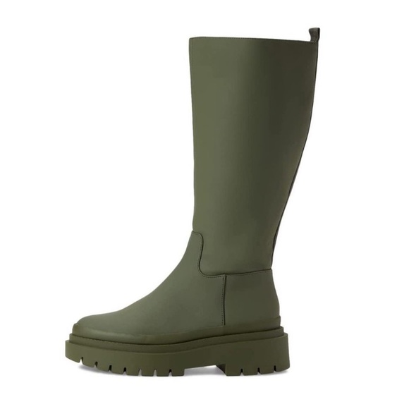 Steve Madden Macall Olive Green Tall Boots - Picture 2 of 13